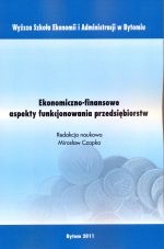 Ekonomiczno-finansowe Aspekty Funkcjonowania...