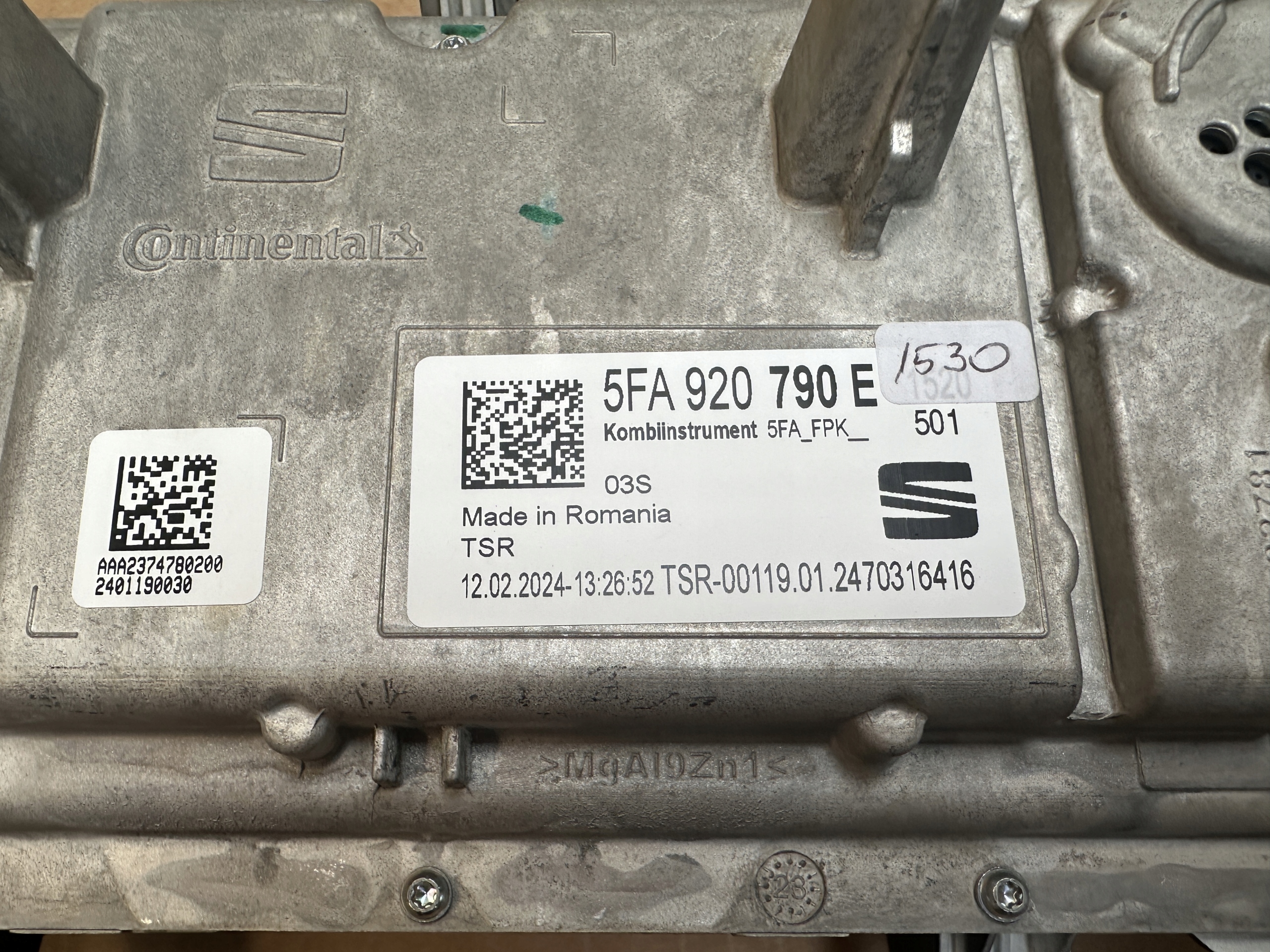 CUPRA FORMENTOR LEON dials dials VIRTUAL 5FA920790E
