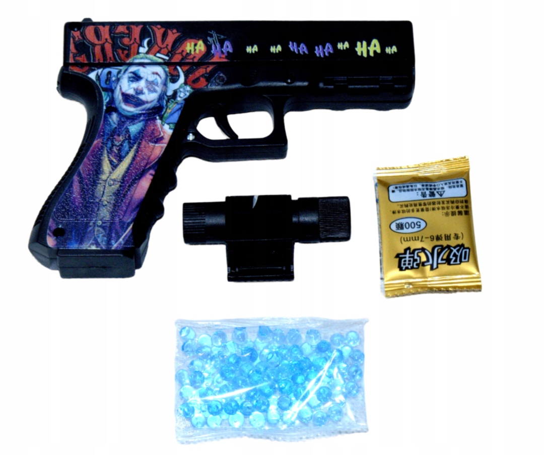 BEZPIECZNY PISTOLET KULKI WODNO-ŻELOWE PISTOLETY KARABIN + 20 TYS KULEK Marka inna