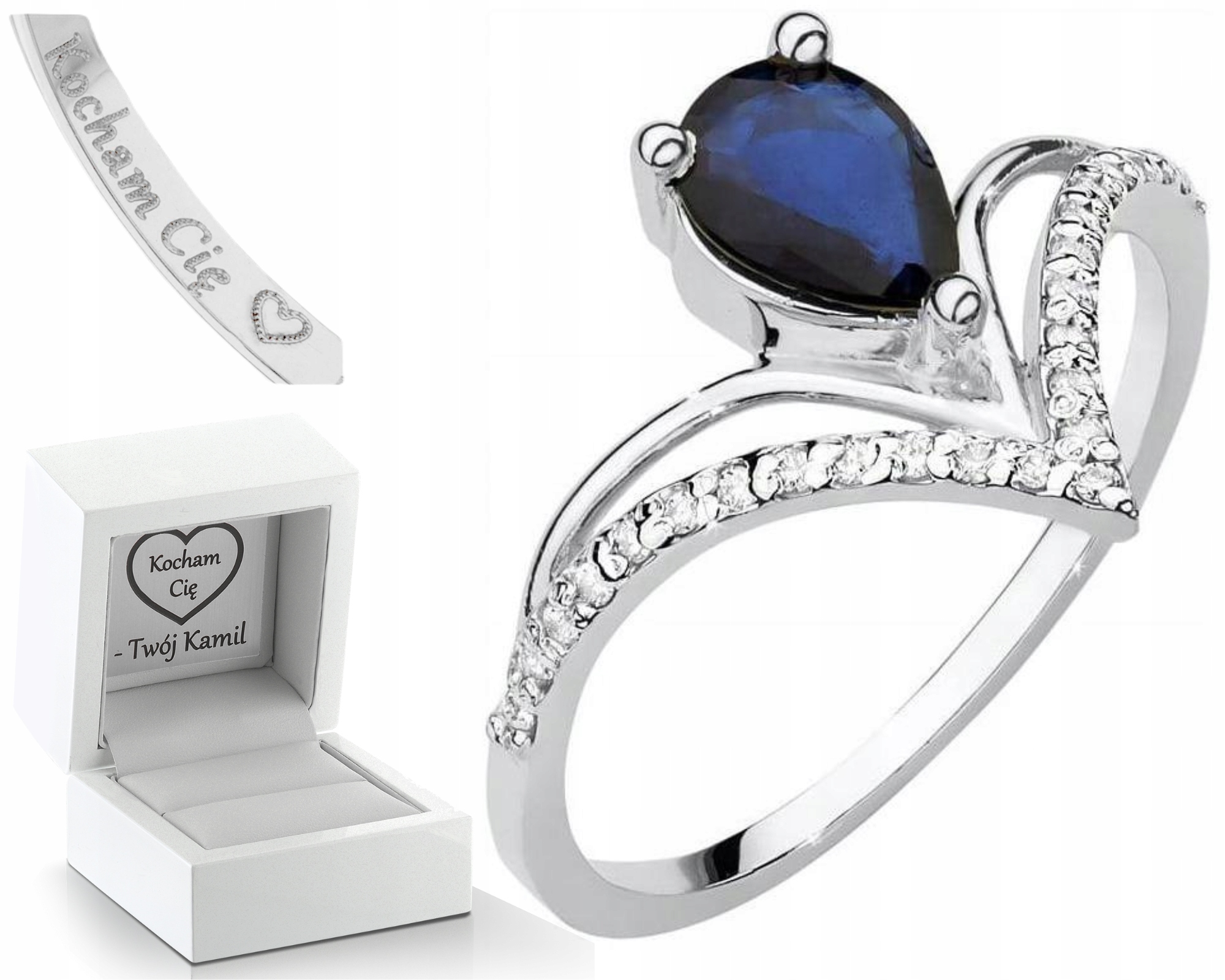 Prstýnek Se Safírem