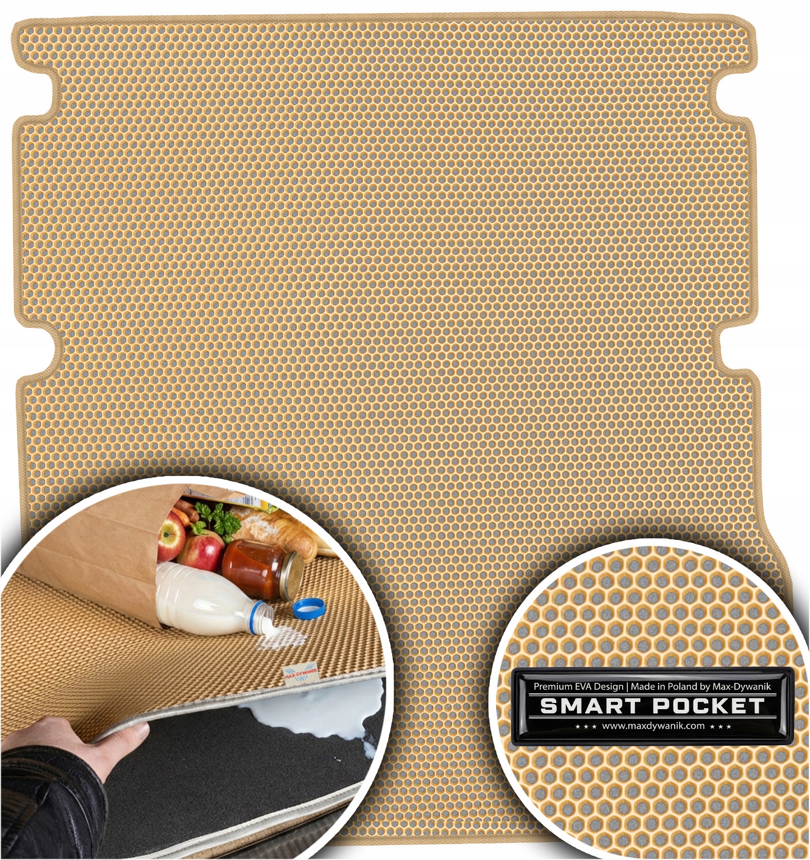 E-Klasa W210 Kombi 1995-2003 Vložka do batožinového priestoru Eva Smart Pocket Béžová