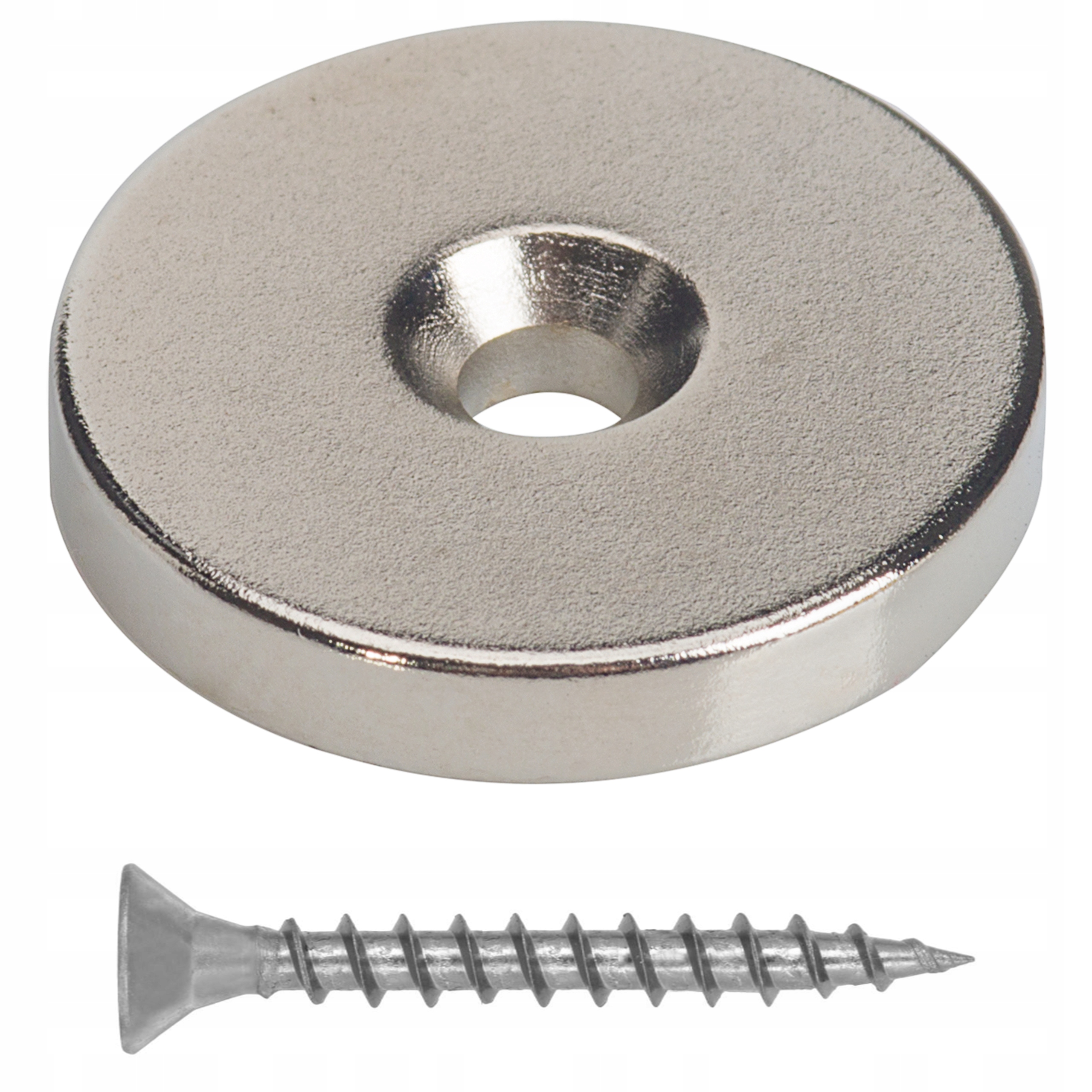 

Magnes Neodymowy 25x5 Z Otworem 7,5/4,5 Wkręt