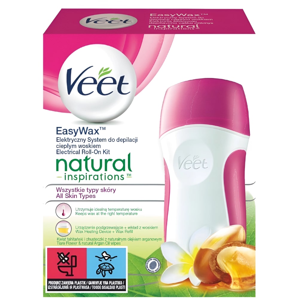 Veet Easy Wax Systém pro epilaci teplým voskem Všechny Typy Pokožky