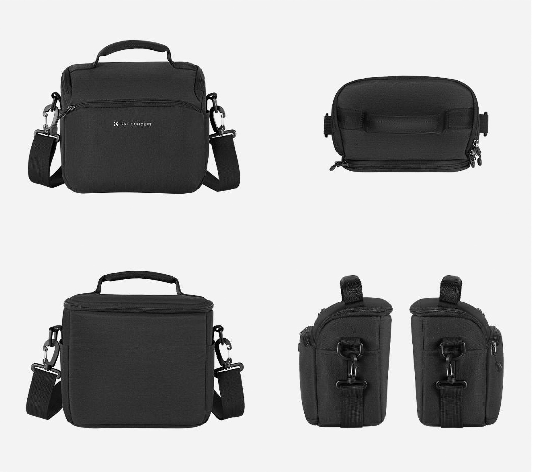 Fototaška 5 l černá na fotoaparát a kameru Lehká Přes rameno