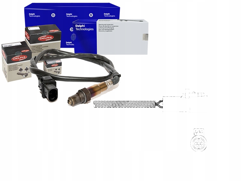 DELES20349-12B1 Lambda Sonda Dedikovaná Ford Fiest Asistent řidiče #33