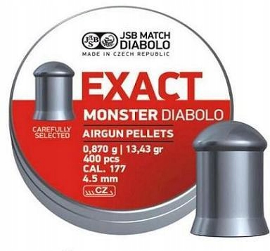 Śrut Jsb Exact Monster 4,52 mm Matryca 0 Ciężki