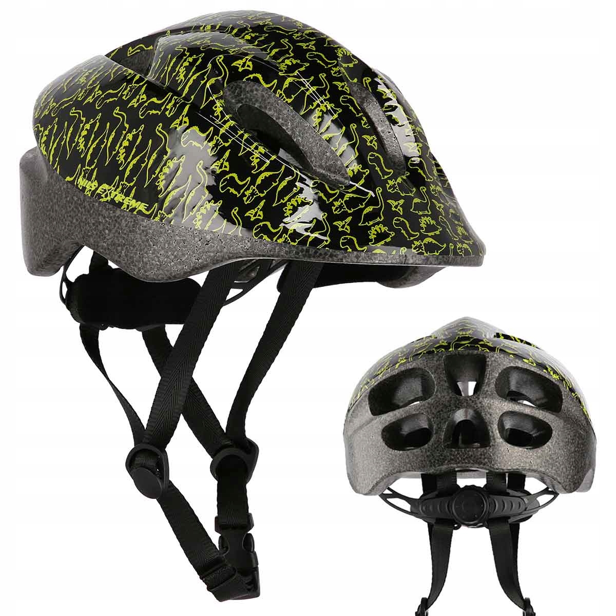 Nils Cyklistická přilba nastavitelná pro chlapce, ochranná, odvětrávaná, 48-55 cm