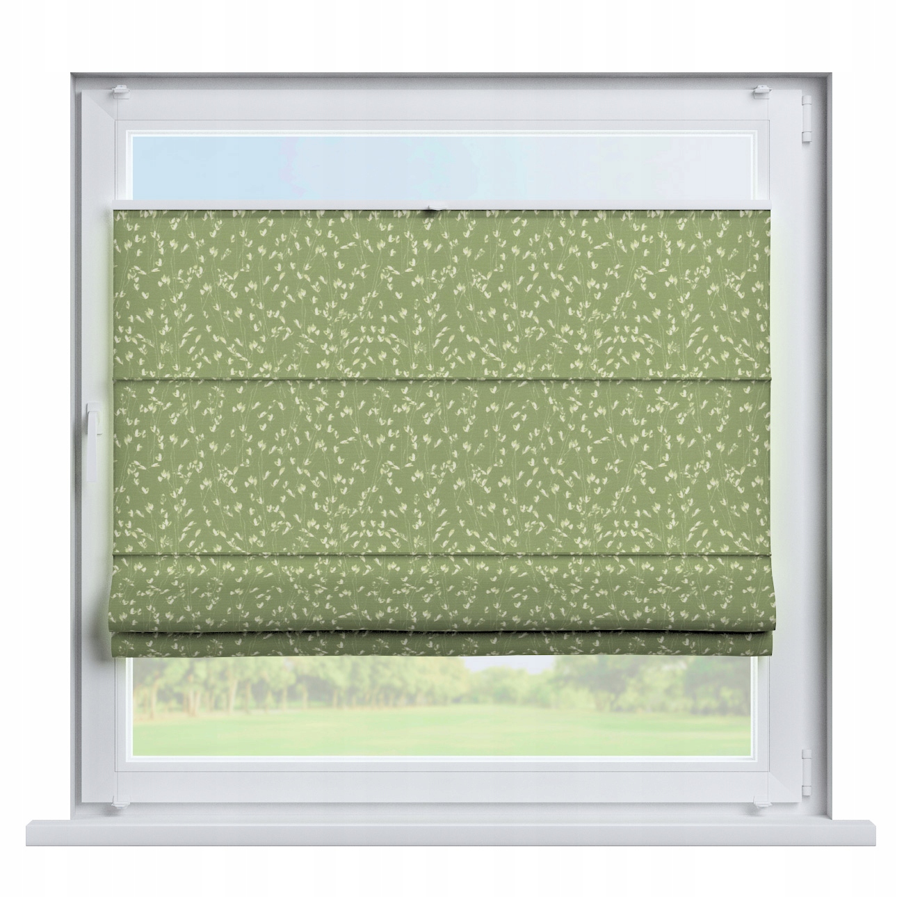 Roleta plisé Římská Sicílie 130x170 zelená