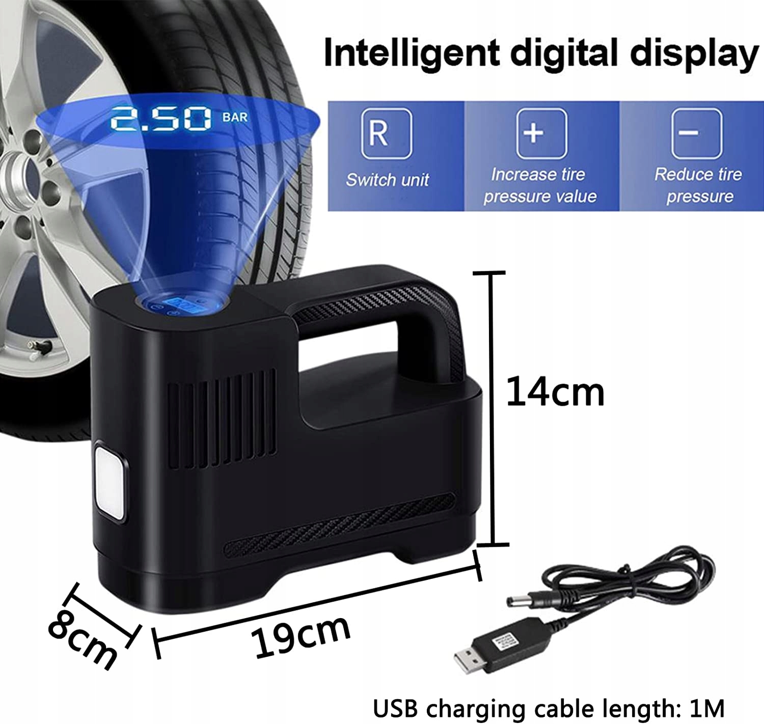 Sprarka Powietrza Do Pompowania Opon Z Awaryjn Marka inna