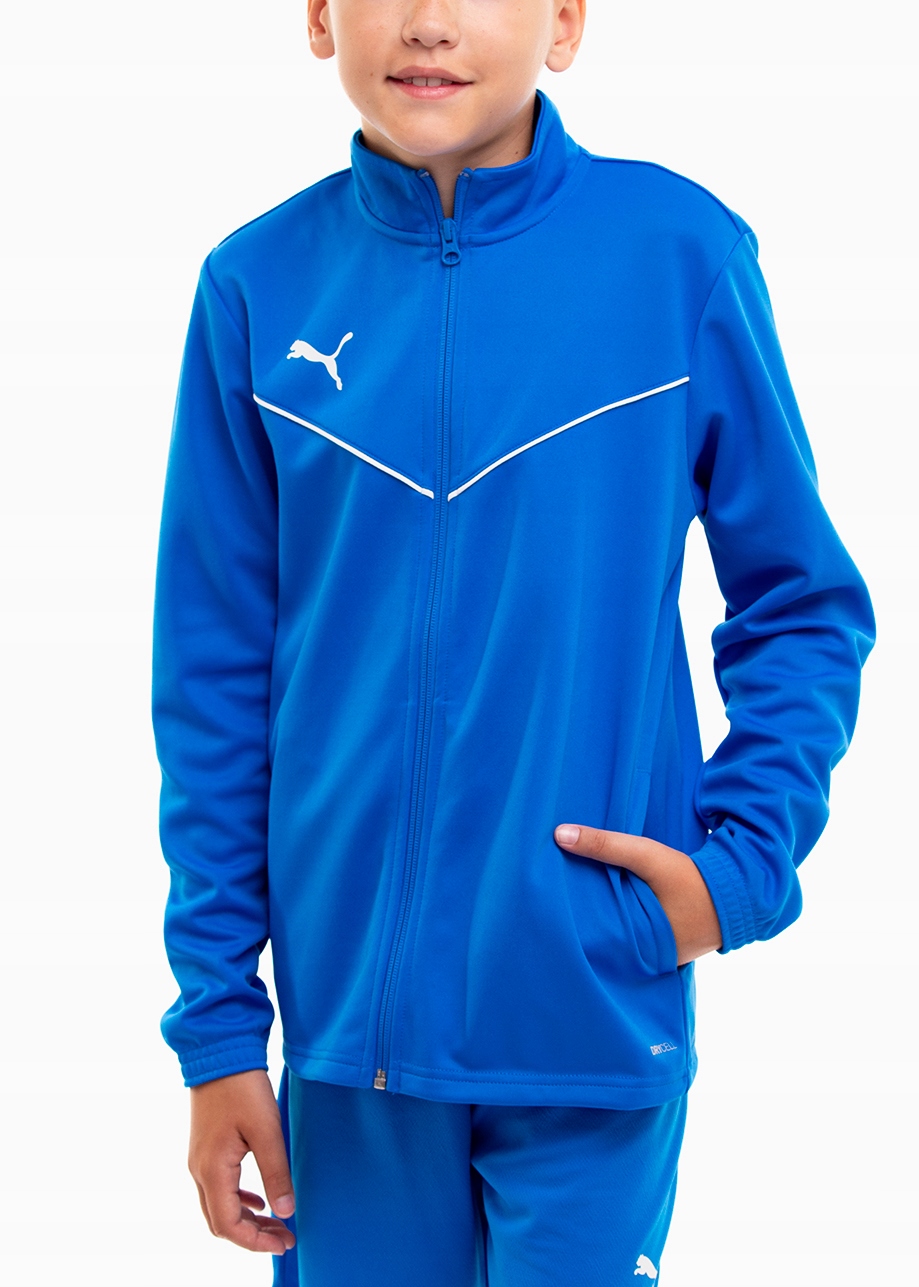 Dětská Mikina Puma Sportovní roztahovací tréninková mikina pro děti teamRISE 164