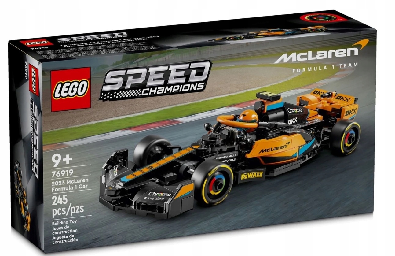 Lego 76919 Speed Champions Závodní vůz McLaren Formule 1 verze 2023