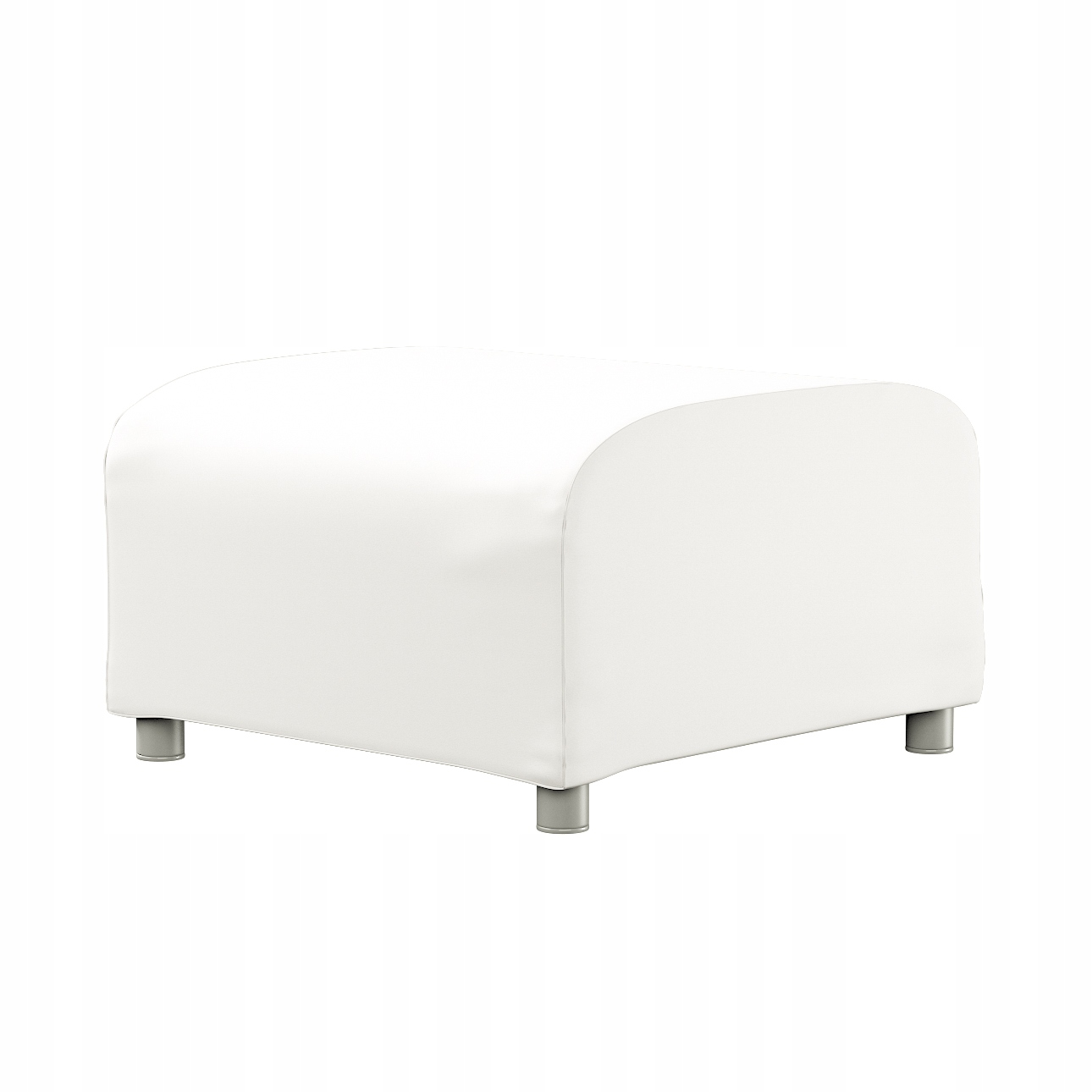 Dekoria Obal na podnožku Klippan Ikea bílý