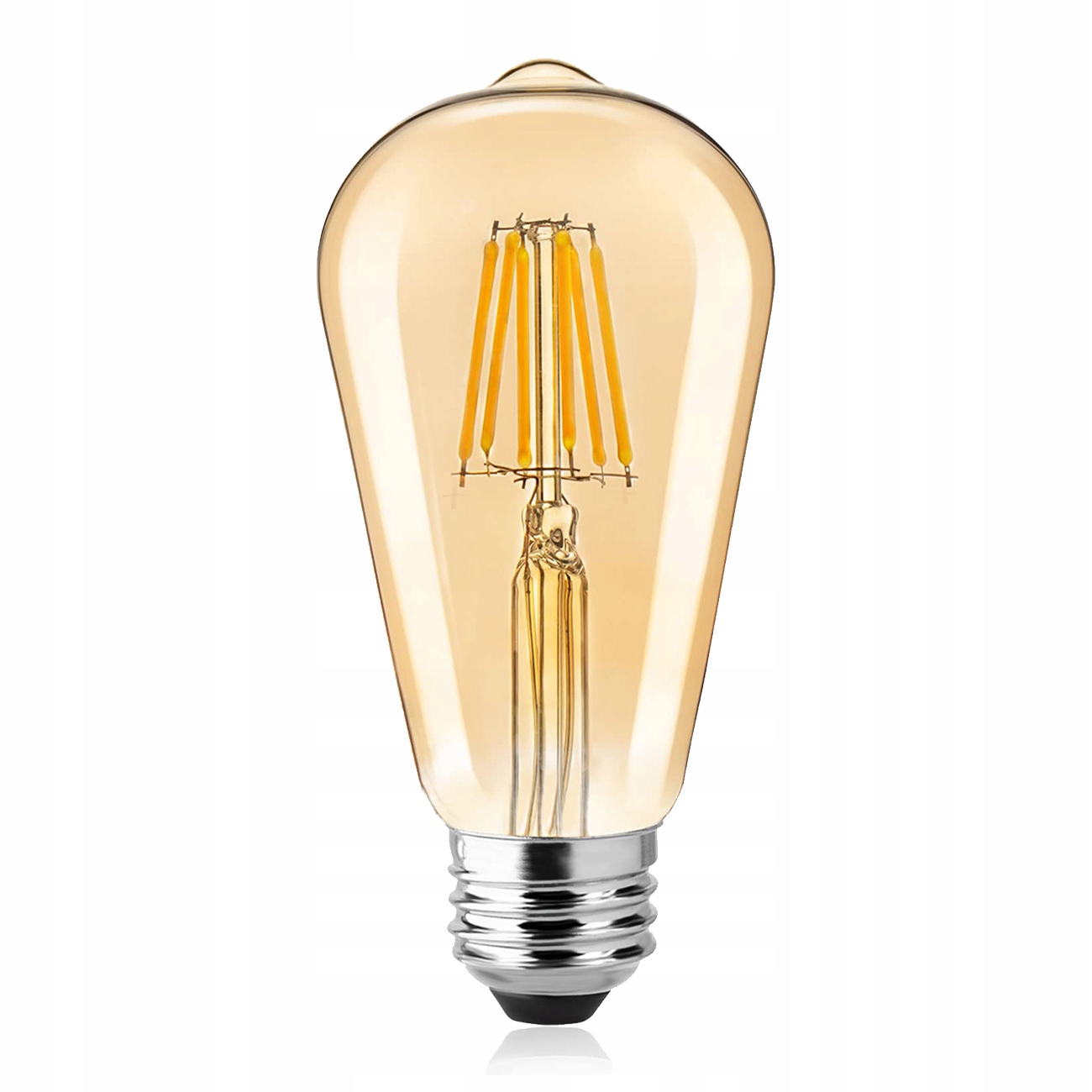 

Żarówka E27 Led filament 6W 600lm Ozdobna ST64