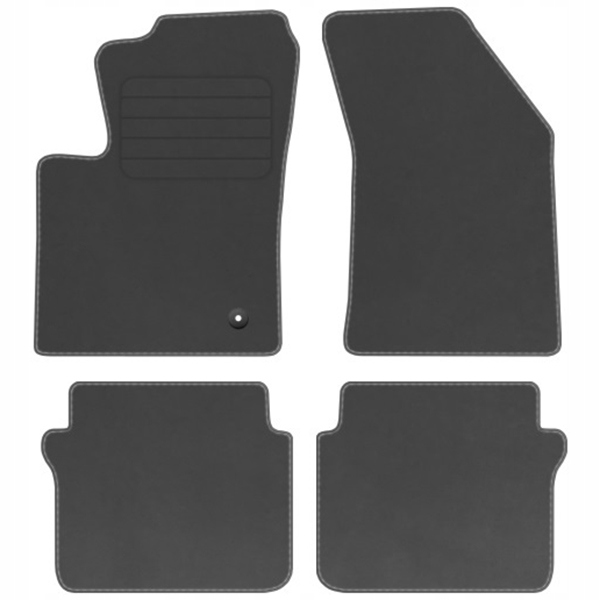Chrysler Sebring III Velurové koberce Comfort Grafit
