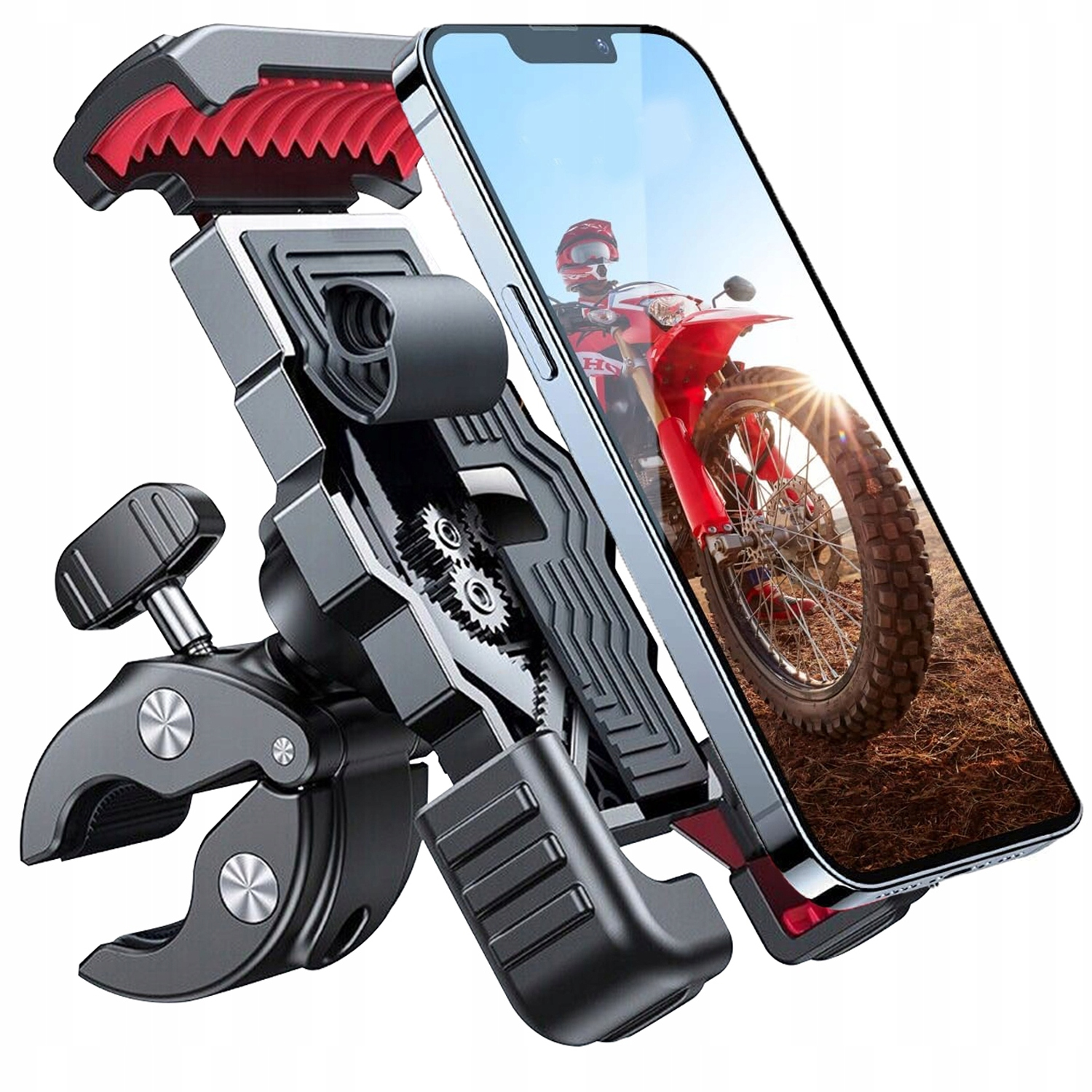 Uchwyt Rowerowy na Telefon z Amortyzacją Uchwyt Motocyklowy Antywibracyjny