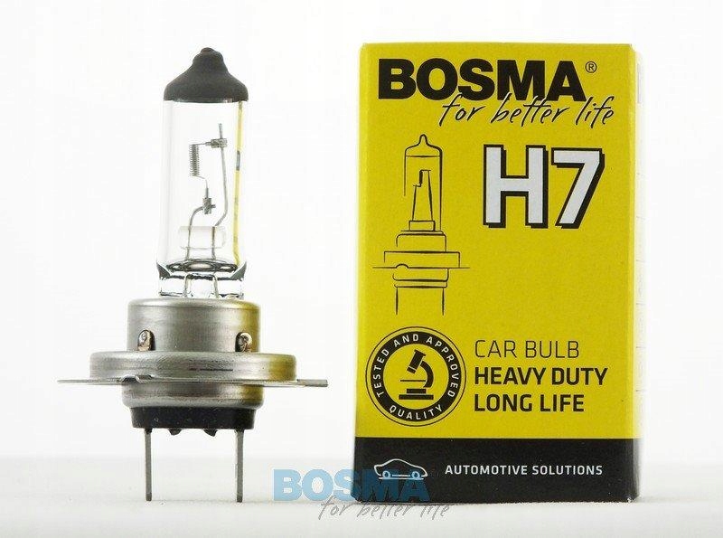 

Bosma Żarówka H7 12V 55W Long Life Heavy Duty E1