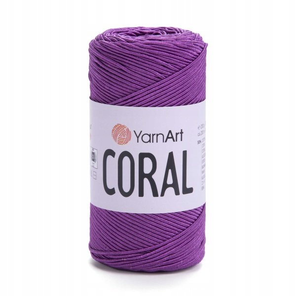 YarnArt Coral 1906 fialová příze sada 5 x 200 g 200m