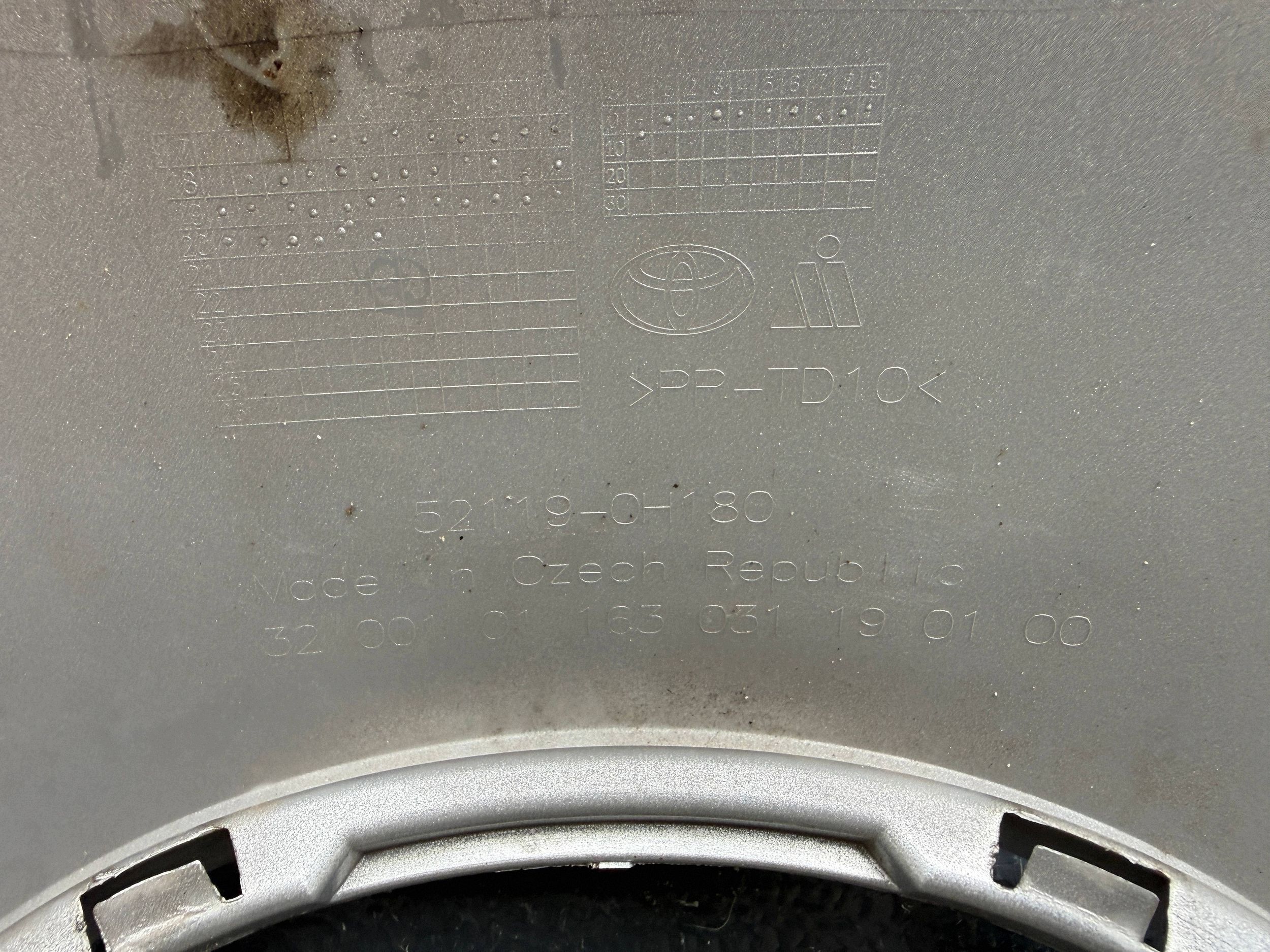 Toyota Aygo Lift 2 II 18- bumper front front