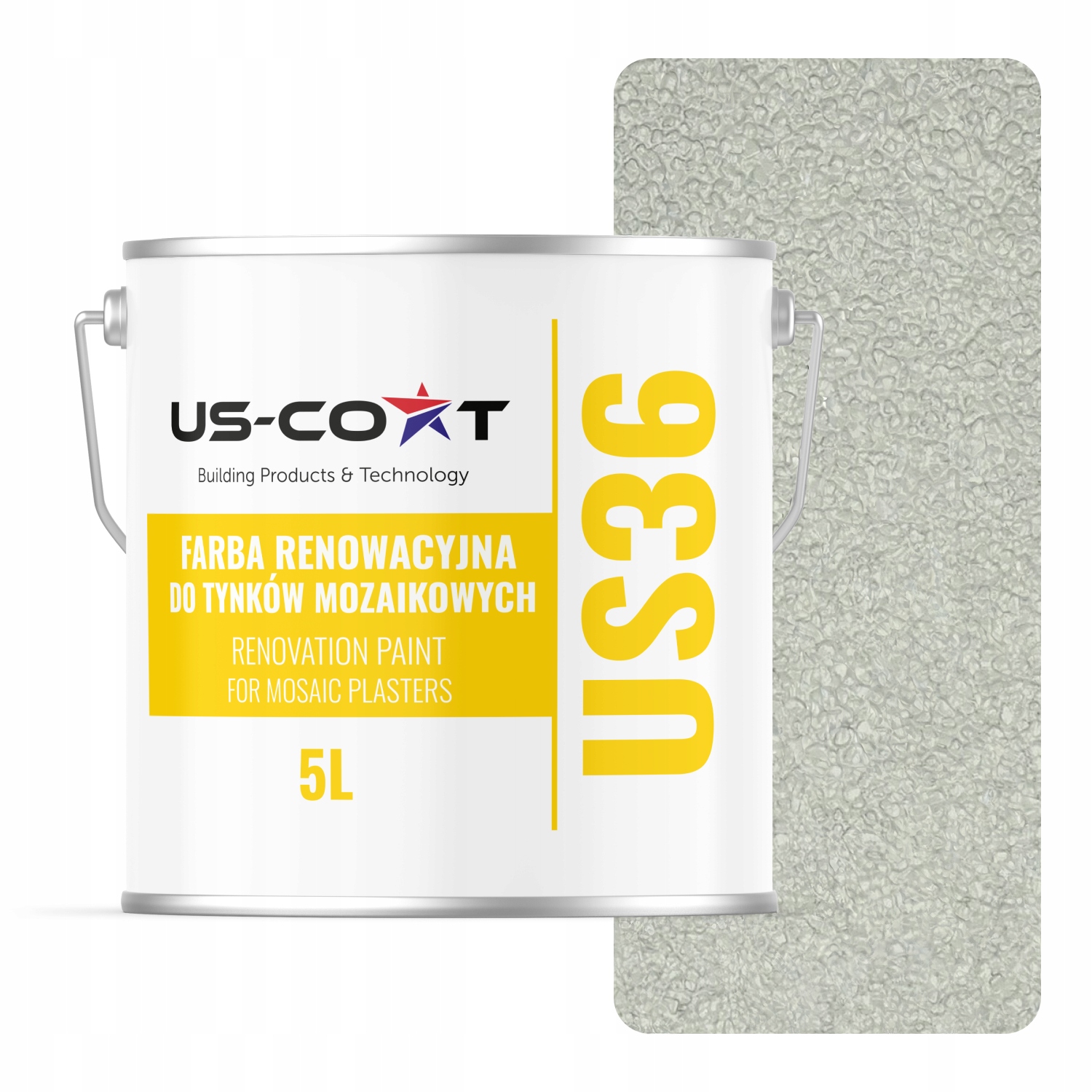 Obnovovacia farba na mozaikovú omietku 5L Obnova Biely Papyrus RAL9018