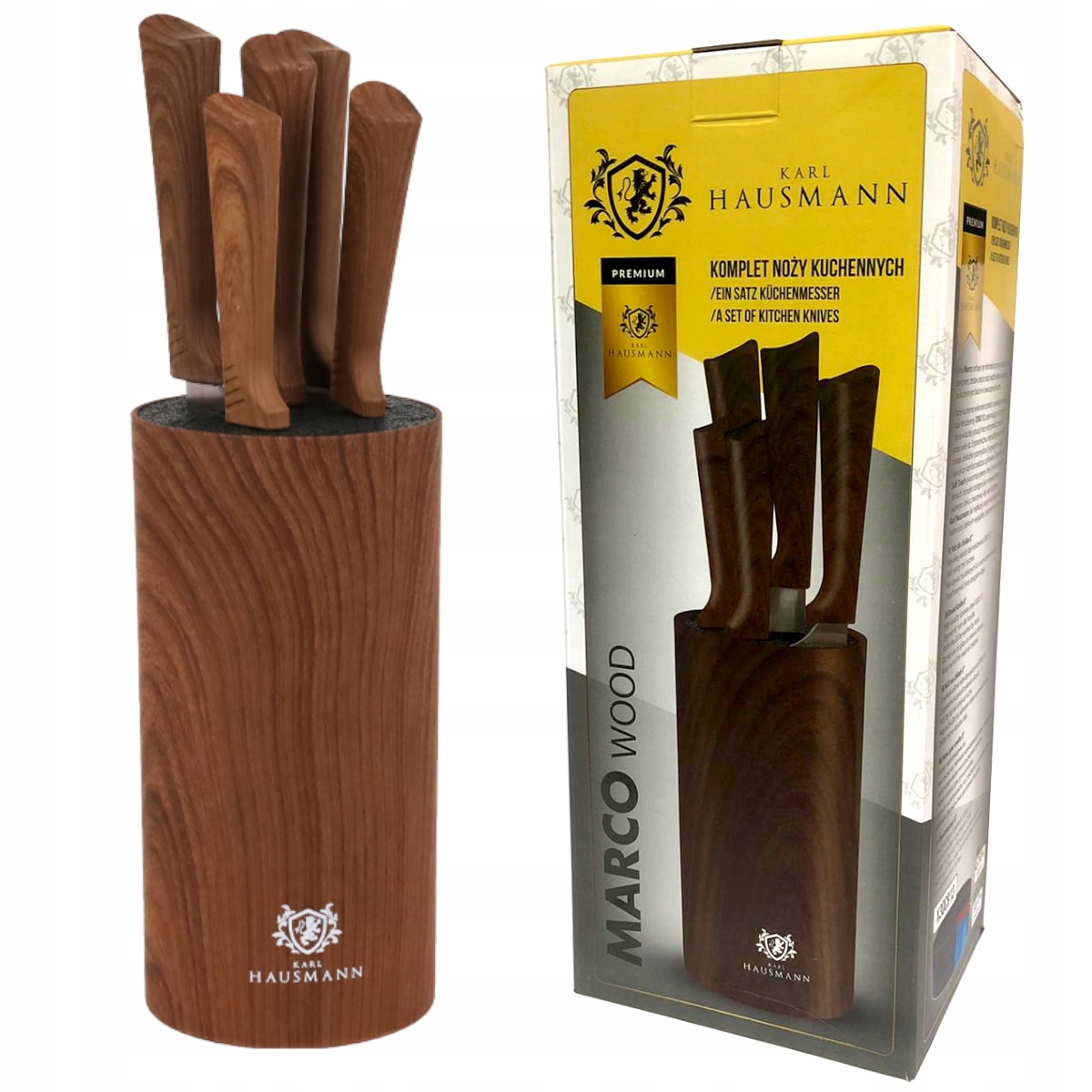 

Noże W Bloku Zestaw 5 Sztuk W Tubie Ostre Kuchenne