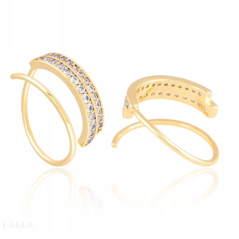 Kolczyki codzienne z kryształkami Xuping