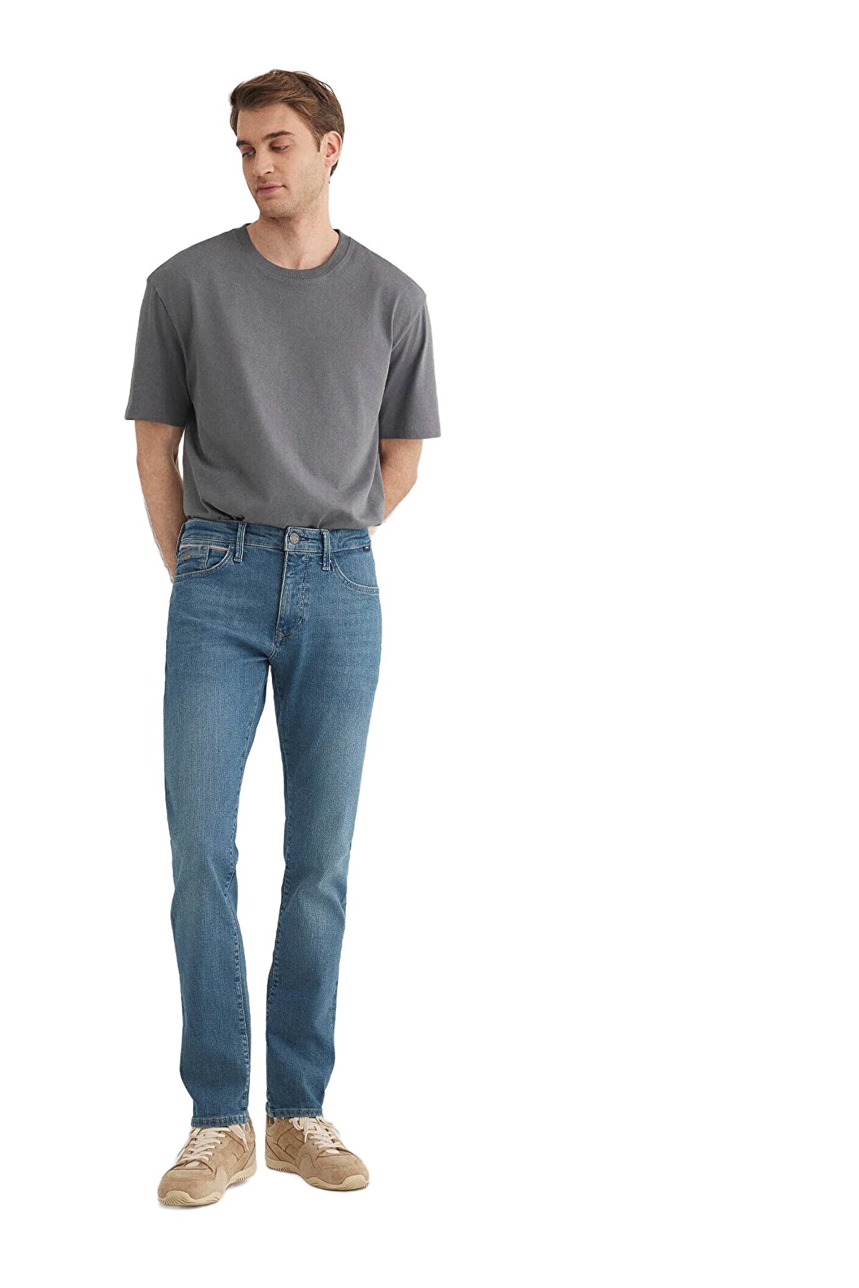 Mavi Pánské Džínové Kalhoty Jednoduché Modré Casual 30 32 5DA