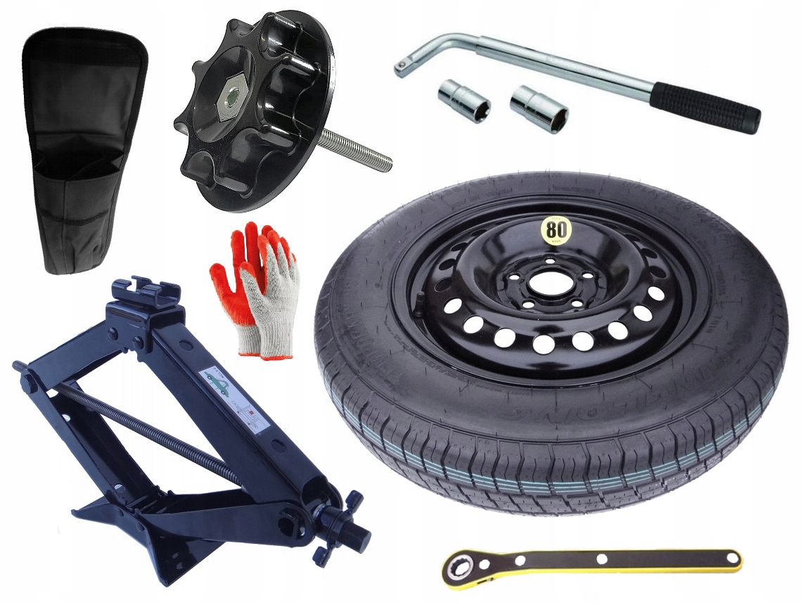 nové Dojezdové Kolo 135/90 R16 Honda Hr-v II Sada (šroub)