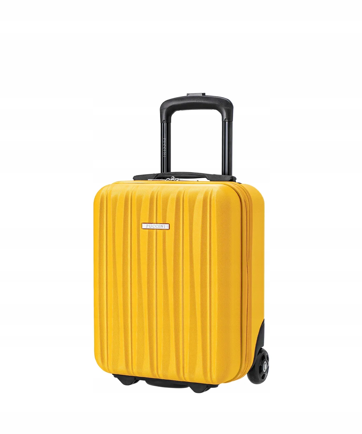 Walizka Kabinowa Podróżna Mała Mini Na Kółkach Puccini Żółta ABS021D-6