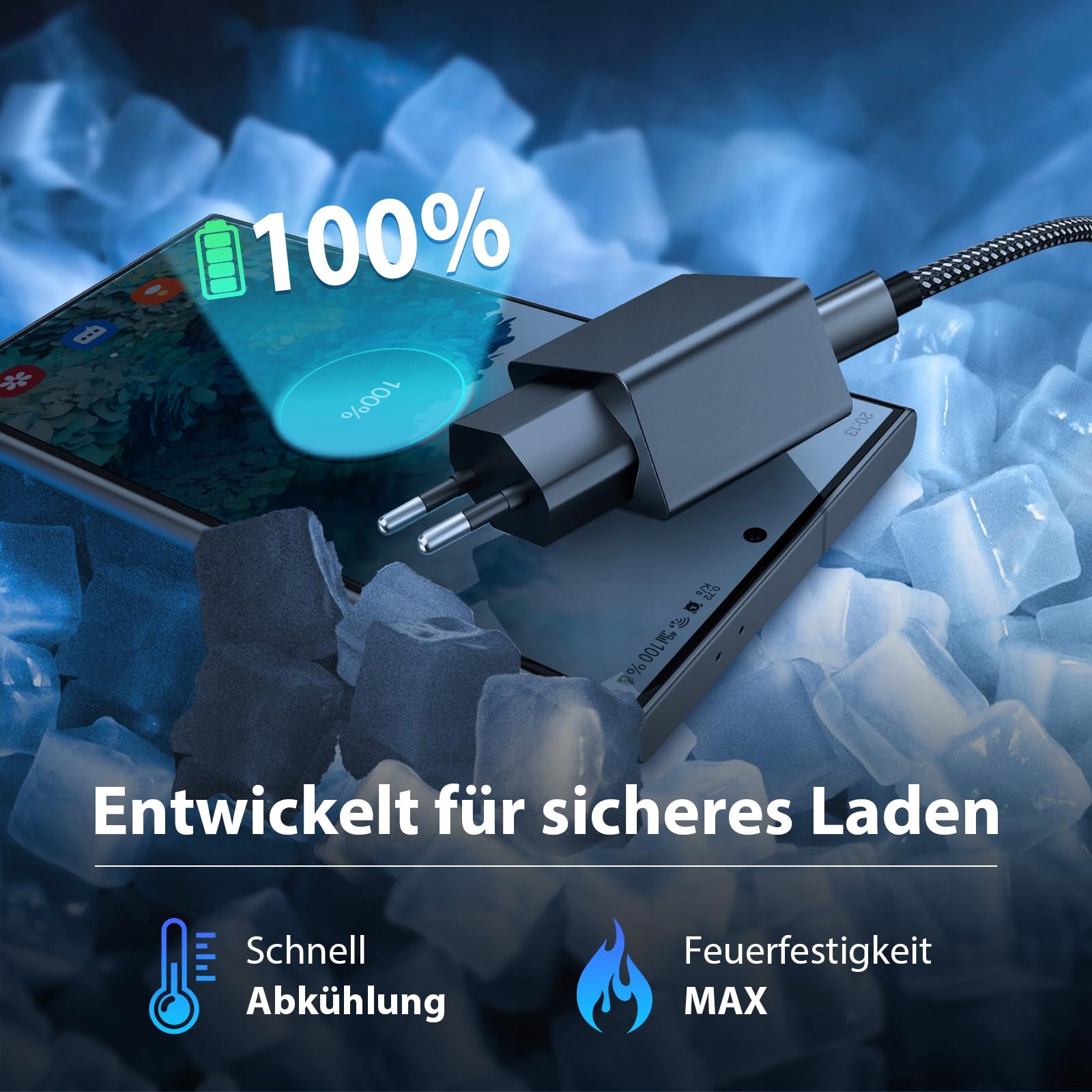 Gugiers Szybka Ładowarka 45W USB C Do Galaxy A56 A36 S25 S24 S23 A55 A54 — miniatura 7