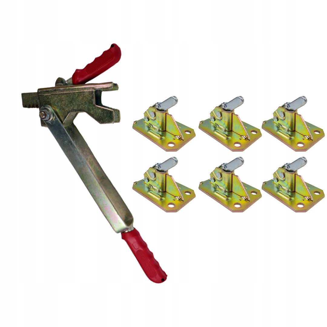 Zaciski żabki szalunkowe Mocne Zestaw 150x spinka żabka szalunkowa klucz