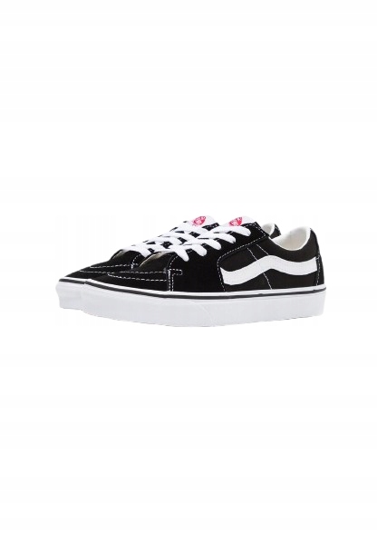 Vans Černé Dámské Kožené Tenisky S Bílým Pruhem, Velikost 38
