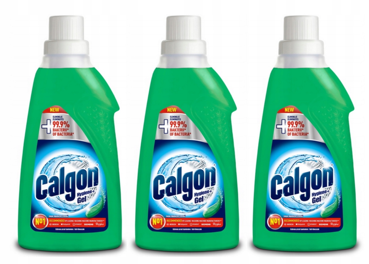 

Calgon Hygiene+ żel odkamieniacz do pralki 3x750ml