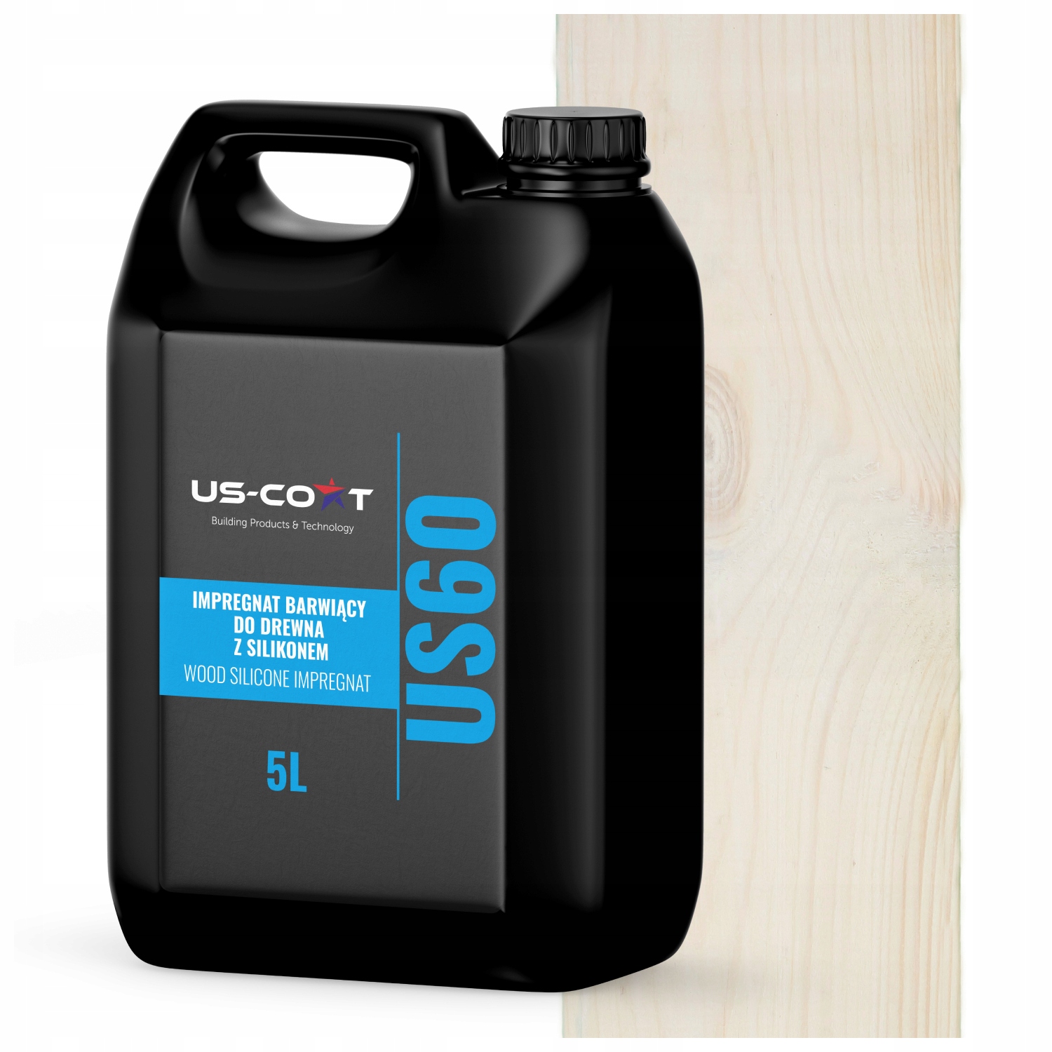 Barvící Impregnat Na Dřevo Se Silikonem 2v1 Altán Desky Uv Barva Bílá 5L