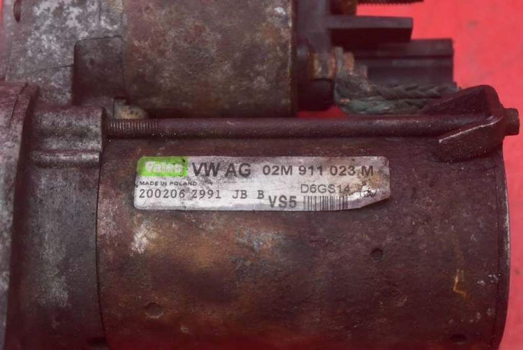 starter test BVY 02M911023M VW PASSAT B6 2.0 TSI 150 KM 05-10