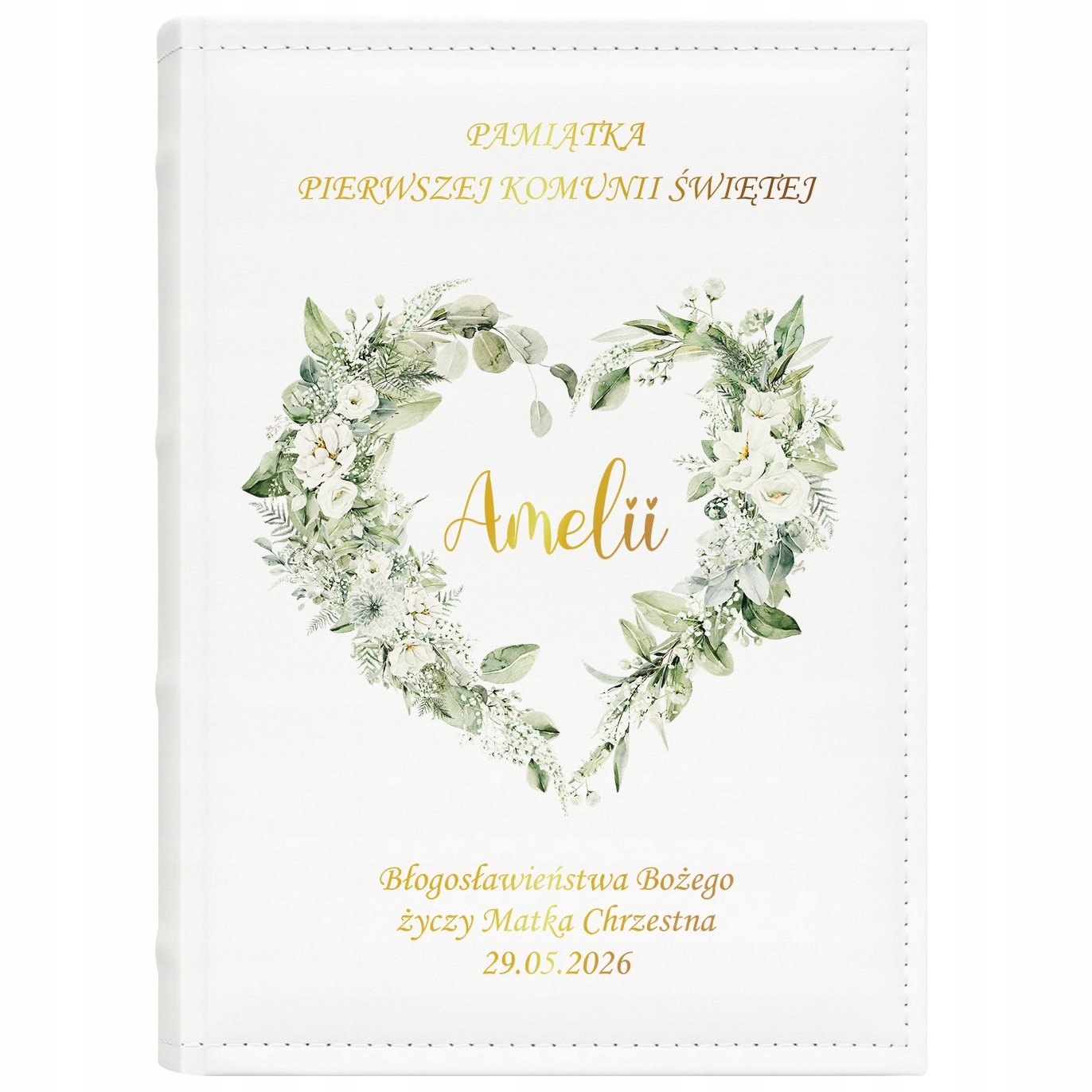 Album wsuwany na zdjęcia komunijne 200 zdjęć 15x21 Twój nadruk komunia