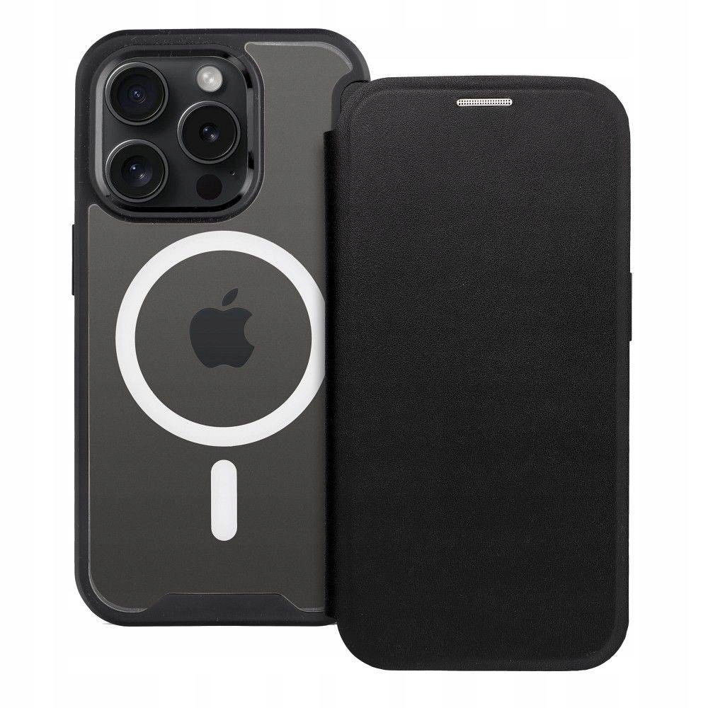 Etui Smart Mag Kompatybilna do Magsafe Do Iphone 15 Plus Czarna