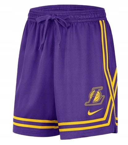 Damskie Spodenki Koszykarskie Nike Nba Los Angeles Lakers DN4740-504 Xs
