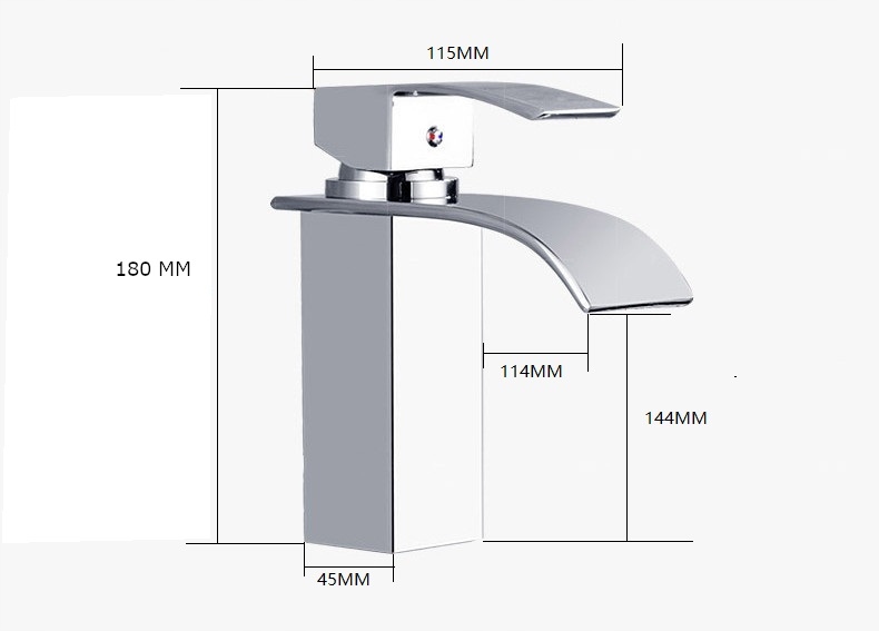 BATERIA UMYWALKOWA ŁAZIENKOWA KASKADA NISKA BATERIA STOJĄCA KWADRATOWA Linia KASKADA