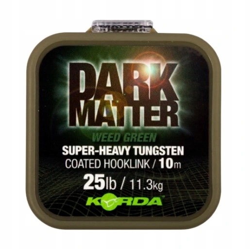 Plecionka Korda Dark Matter Tungsten Coated Braid Green 18lb KDMCW18