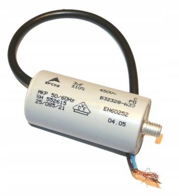 3uF 450V~ kondensator silnikowy Epcos [1szt]