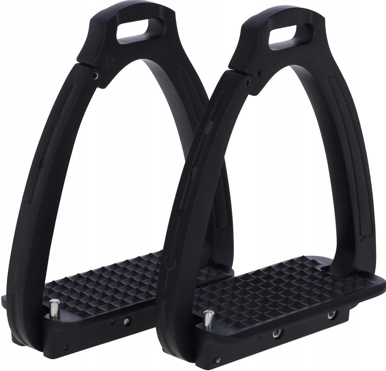 Třmeny Secure Černé 12 cm Para Covalliero