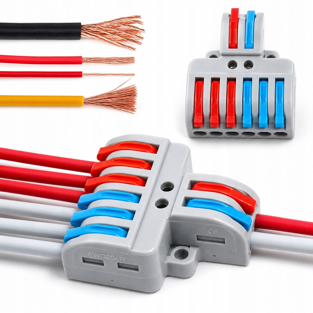Rychlospojka Průchozí Spojky Elektrická Kostka Plechovka 6X2 P623 50 Ks