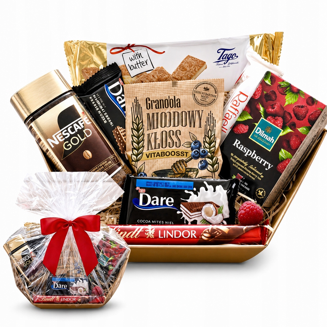 Dárkový Koš Box Na Dárek Premium Sladkosti Koš Se Sladkostmi