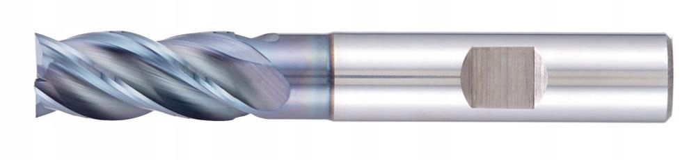Fréza pro vysoce výkonné obrábění, celokarbidová, TiALN, úchyt Hb, 4 břity, 10 mm