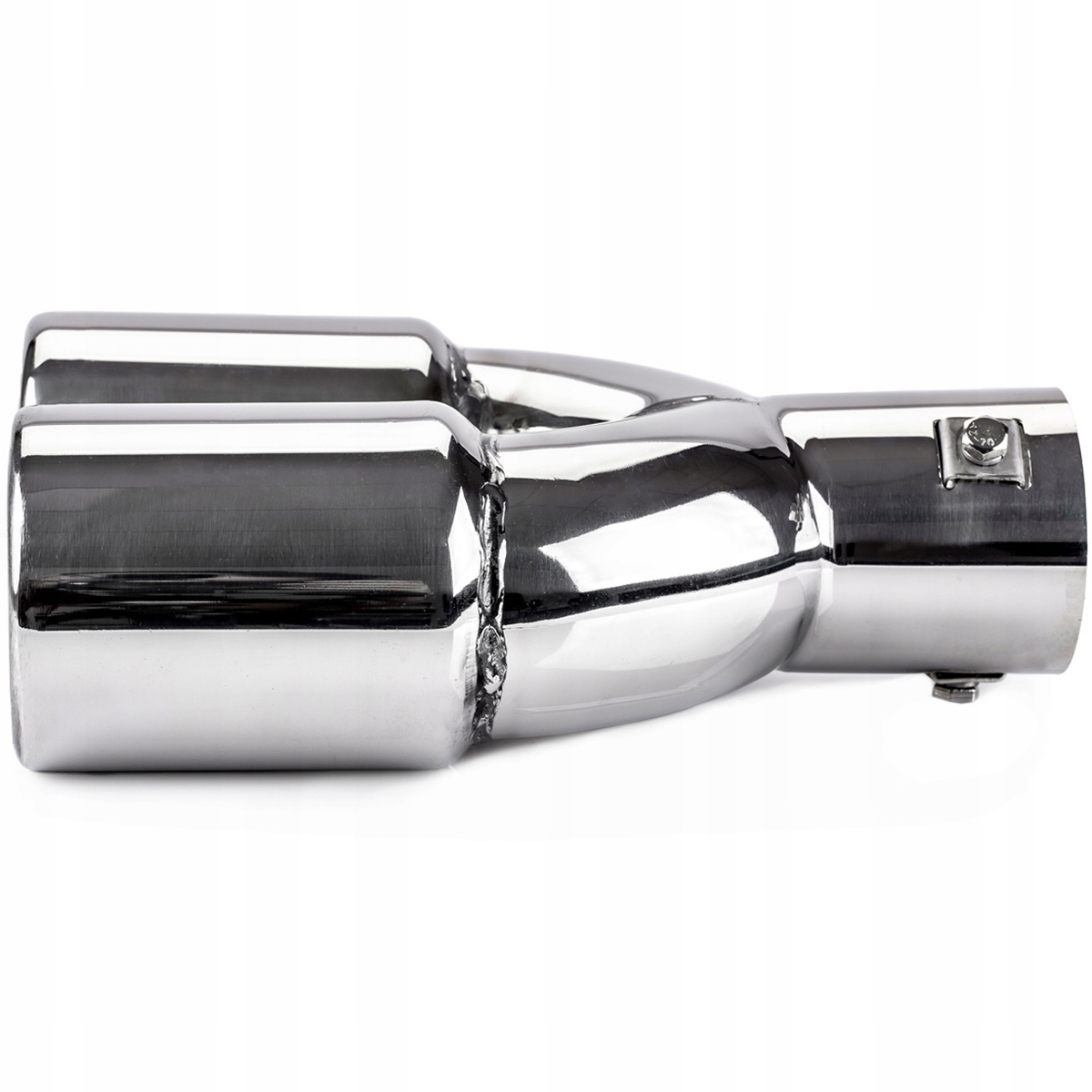 KOŃCÓWKA WYDECHU NAKŁADKA TŁUMIKA NA RURĘ 36-54 MM PODWÓJNA 2x 74MM DYFUZOR Producent Amio