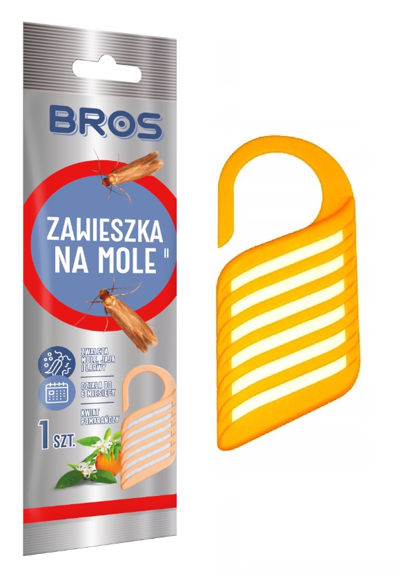 

Bros Zawieszka do szafy mole odzieżowe Pomarańcza