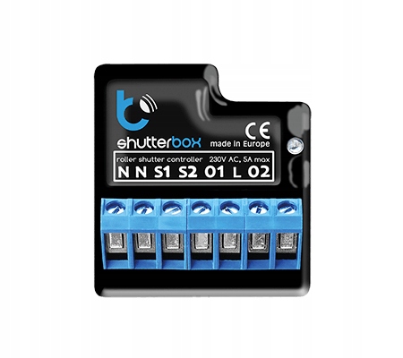 Blebox Shutterbox – ovládač roliet WiFi – Ovládajte roletu, lamely, okno,