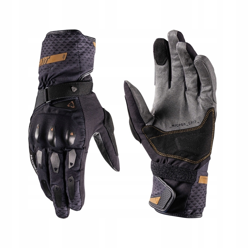 Motocyklové Rukavice Leatt Adv Subzero 5.5 Stealth Black Grey (L)