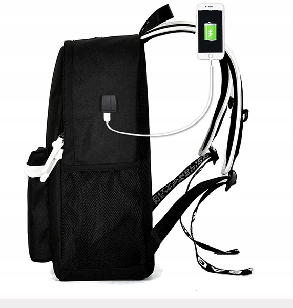 MŁODZIEŻOWY ŚWIECĄCY DUŻY SZKOLNY PLECAK AKCESORIA Typ plecak