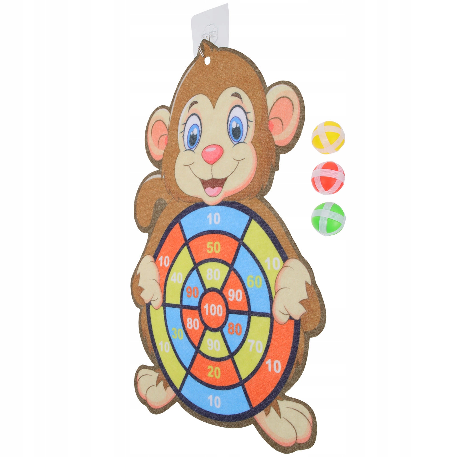 1SET Kids Sticky Ball Dart Board Game Set Indoor Toy For Family Play